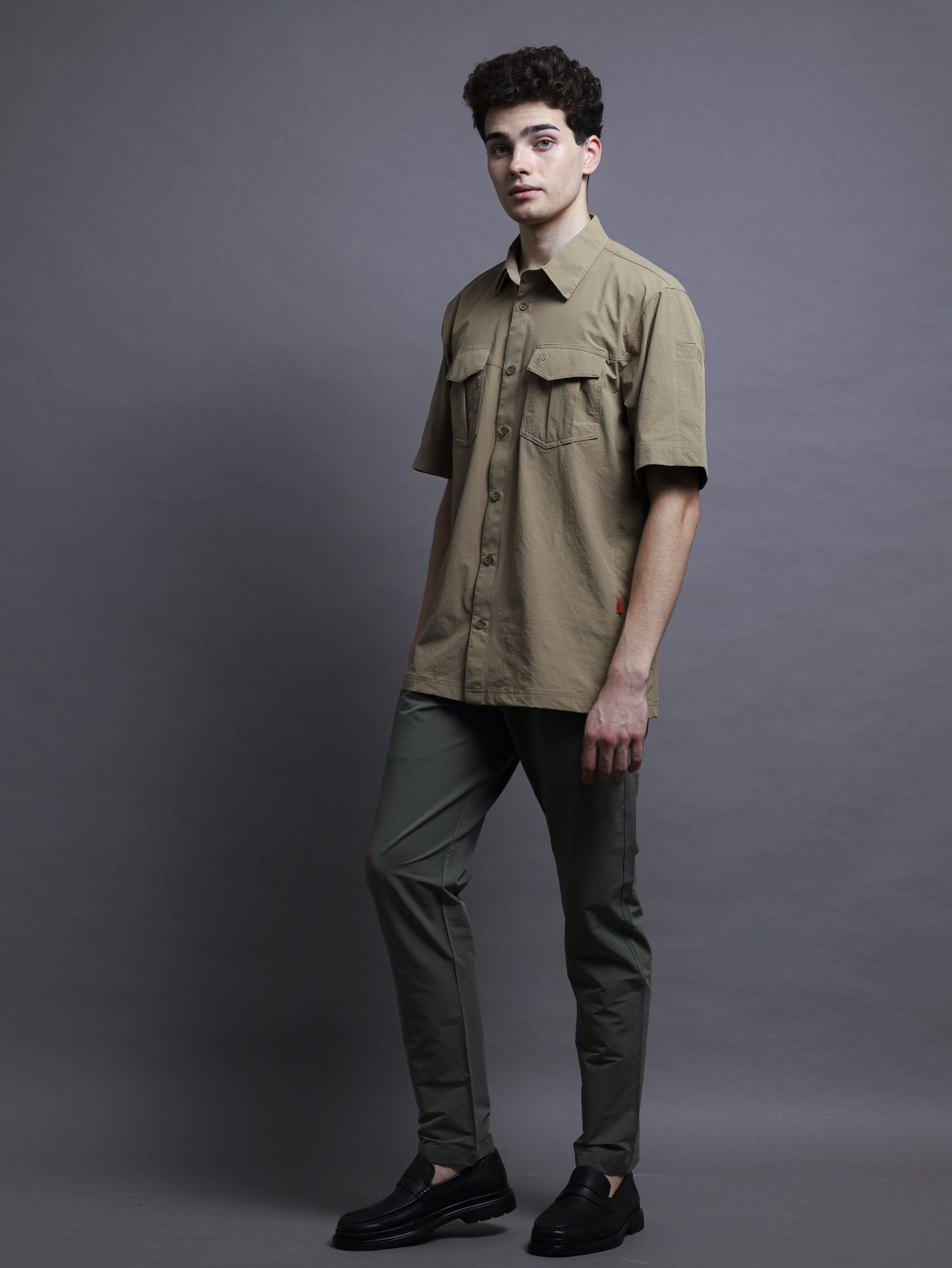 LASERCUT SHORT SLEEVE SHIRT